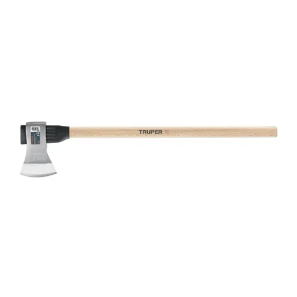 Hacha labor entera 3 lb, mango de madera 36', TRUPER
