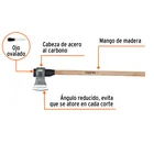 Hacha labor entera 3 lb, mango de madera 36', TRUPER 2