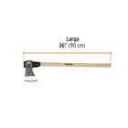 Hacha media labor 4 lb, mango de madera 36', TRUPER 3