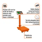 Báscula electrónica de plataforma p/mostrador, 80 kg, TRUPER 2