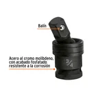 Nudo universal para dados de impacto cuadro 3/4', TRUPER 2