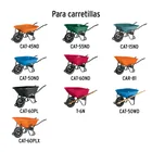 Llanta completa neumática 16', incluye eje y baleros 4