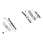 Desbrozadora inalámbrica 40V, 2 baterías 2Ah,1 carg.dual,PRO 6