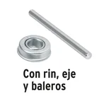 Llanta completa imponchable 16', incluye eje y baleros 3