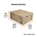 Llanta completa imponchable 16', incluye eje y baleros 6