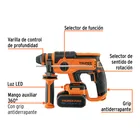Rotomartillo SDS Plus/destornillador 20V, 2 J, 1 batería 4Ah 2