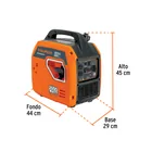 Generador silencioso inverter 2.2kW, 80 cc, enc. electrónico 3