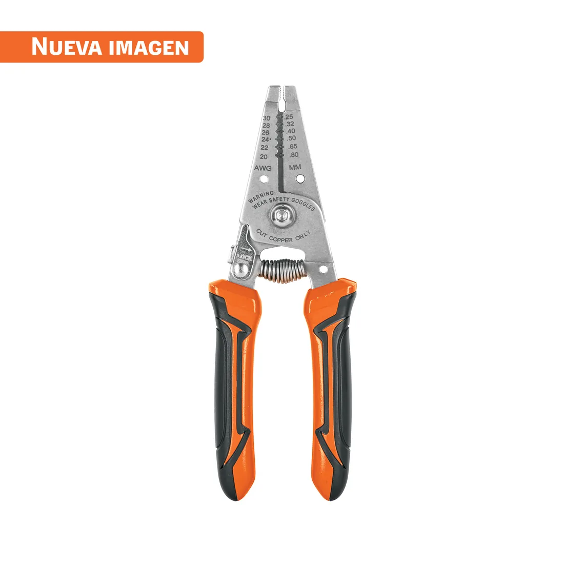 Pinza 6' pela cables, 30 a 20 AWG, TRUPER