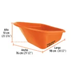 Concha plástica para carretilla TP-7X, TRUPER EXPERT 2