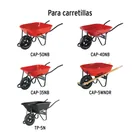 Cámara para llanta de 14' y 16', para carretilla PRETUL 3