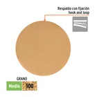 Paquete con 5 discos de lija 6' grano 100, ciegos, TRUPER 2