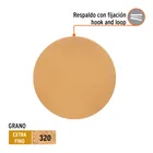 Paquete con 5 discos de lija 6' grano 320, ciegos, TRUPER 2