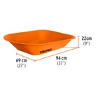 Carretilla 4.5 ft3 Neumática, bastidor tubular, TRUPER 2