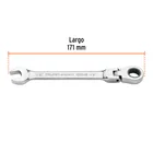 Llave combinada con matraca 1/2' flexible, EXPERT 3