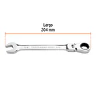 Llave combinada con matraca 5/8' flexible, EXPERT 3