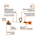 Desbrozadora inalámbrica 40V, sin accesorios, TRUPER PRO 2