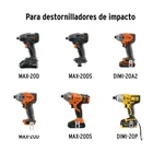 Adaptador para destornilladores impacto, porta puntas 1/4' 2