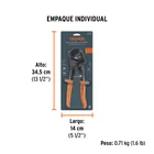 Pinzas cortacable de trinquete 10', TRUPER EXPERT 3