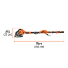Lijadora de pared y techo 9' 750W, profesional, TRUPER PRO 4