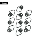 10 anclajes para amarre de carga, anillo en 'V' espesor 1/4' 1