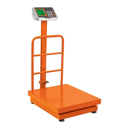 Báscula electrónica de plataforma, plegable,500 kg, TRUPER