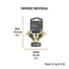Conector 'Y' 3/4' latón sólido con tuerca móvil p/manguera 4