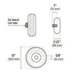 Hidrolavadora con motor a gasolina, 3,300 PSI, TRUPER 3