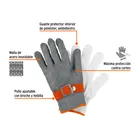 Guante Anticorte NV 5 de Acero Inoxidable, M, TRUPER 2