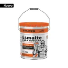Pintura esmalte para rotular, naranja, cubeta 19 L, TRUPER 1