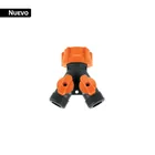 Conector 'Y' 3/4' plástico con tuerca móvil p/manguera 1
