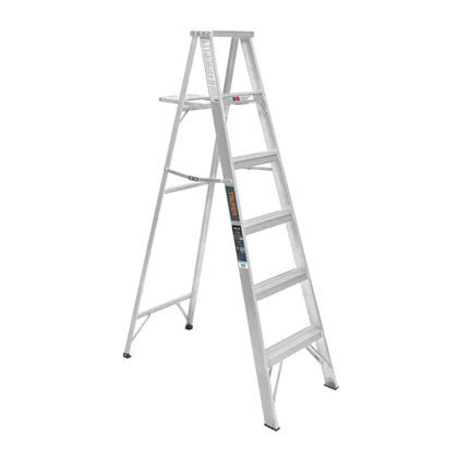 Escalera de tijera 100% aluminio tipo lll 5 peldaños, TRUPER