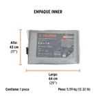 Lona de polietileno reforzada 4 x 7 m, gris, 180g/m2, TRUPER 5