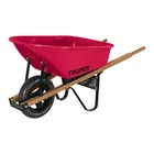 Carretilla 6 ft3 imponchable, bastidores madera, TRUPER 1