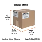 Lima triángulo pesado 5', 34 dpp, con mango, TRUPER 7