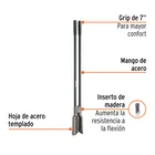 Cavador mangos de acero 45', TRUPER 2