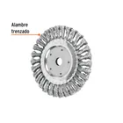 Carda trenzado fino 6' x 5/8' para esmeril, TRUPER 2