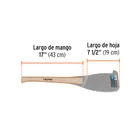 Machete huixtla corte izquierdo, largo 25', TRUPER 3