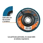 Disco laminado 4', grano 40 centro 5/8', fibra, TRUPER 2