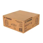Llanta completa hule sólido 13-1/2', incluye eje y baleros 5