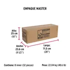 Rodaja hule 4', con espiga roscada, carga 50kg, FIERO 5