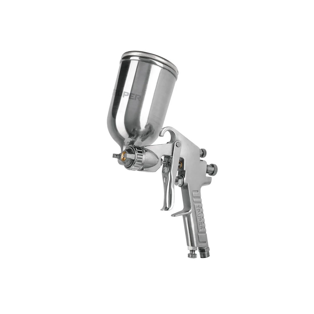 Pistola para pintar LVMP vaso aluminio, 1 mm, TRUPER