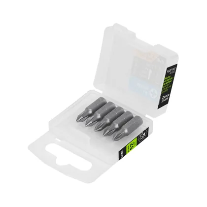 Estuche con 5 puntas de cruz PH1 largo 1', TRUPER EXPERT