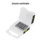 Estuche con 5 puntas de cruz PH1 largo 1', TRUPER EXPERT 4