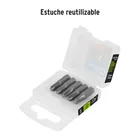 Estuche con 5 puntas de cruz PH3 largo 1', TRUPER EXPERT 3