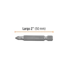 Estuche con 5 puntas pozidriv PZ1 largo 2', TRUPER EXPERT 3