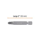 Estuche con 5 puntas pozidriv PZ3 largo 2', TRUPER EXPERT 3