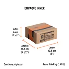 Estuche con 5 puntas planas de 3/8' largo 2', TRUPER EXPERT 7