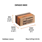 Estuche con 5 puntas torx T8 largo 1', TRUPER EXPERT 7