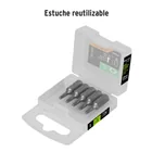 Estuche con 5 puntas torx T10 largo 1', TRUPER EXPERT 4