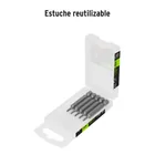 Estuche con 5 puntas torx T8 largo 2', TRUPER EXPERT 4
